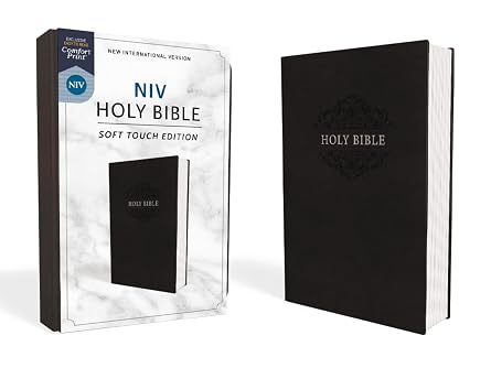 NIV, Holy Bible, Soft Touch Edition, Leathersoft, Black, Comfort Print: New International Version, Black, Leathersoft: Soft Touch Edition: Comfort Print