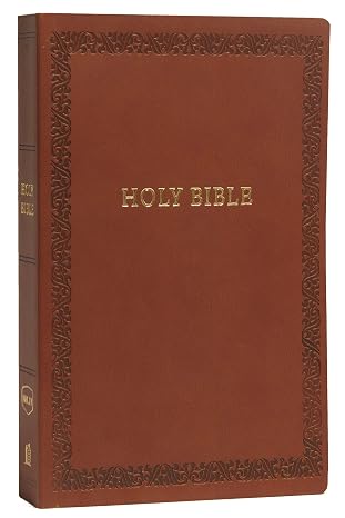 NKJV, Holy Bible, Soft Touch Edition, Leather soft, Brown, Comfort Print: Holy Bible, New King James Version